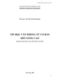 Giáo trình Tin học văn phòng từ cơ bản đến nâng cao - Trường Cao đẳng Cộng đồng Kon Tum