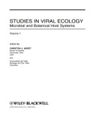 Ebook Studies in viral ecology - Microbial and botanical host systems: Part 2
