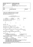 Đề thi học kì 1 môn Toán lớp 7 năm 2022-2023 có đáp án - Trường TH&THCS Võ Thị Sáu, Phước Sơn