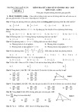 Đề thi giữa học kì 2 môn Toán lớp 8 năm 2022-2023 - Trường THCS Quế Xuân, Quế Sơn