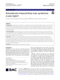 Amiodarone-induced blue man syndrome: A case report