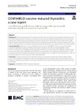 COVISHIELD vaccine-induced thyroiditis: A case report