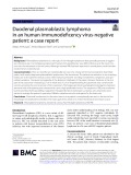 Duodenal plasmablastic lymphoma in an human immunodeficiency virus-negative patient: A case report