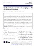 Cerebellar degeneration in primary Sjögren syndrome: A case report