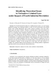 Identifying theoretical issues in Vietnamese criminal laws under impacts of fourth industrial revolution