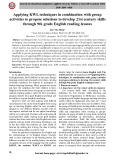 Applying KWL techniques in combination with group activities to propose solutions to develop 21st century skills through 9th grade English reading lessons