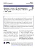 Neonatal tetanus with good outcomes at a regional referral hospital in Eastern Uganda: A case report