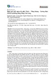 Đánh giá mối quan hệ giữa Nước - Năng lượng - Lương thực (WEF) tại Đồng bằng Sông Cửu Long
