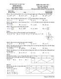 Đề thi học kì 1 môn Toán lớp 12 năm 2023-2024 - Sở GD&ĐT Bình Thuận