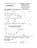 Đề thi học kì 1 môn Toán lớp 7 năm 2023-2024 có đáp án - Trường THCS Hà Huy Tập, Châu Đức