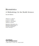 Ebook Biostatistics - A methodology for the health sciences (2/E): Part 2