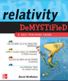 Ebook Relativity demystified - A self teaching guide: Part 1
