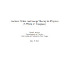 Lecture notes on Group theory in physics: Part 2
