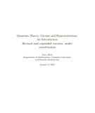 Ebook Quantum theory, groups and representations - An introduction: Part 1