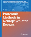 Ebook Proteomic methods in neuropsychiatric research (Advances in experimental medicine and biology, Volume 974)