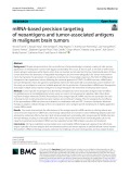 mRNA-based precision targeting of neoantigens and tumor-associated antigens in malignant brain tumorsmRNA-based precision targeting of neoantigens and tumor-associated antigens in malignant brain tumors