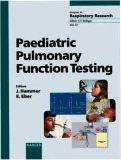 Ebook Paediatric pulmonary function testing (Vol 33): Part 1