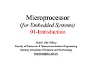 Lecture Microprocessor (for Embedded Systems) - Chapter 1: Introduction