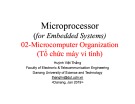 Lecture Microprocessor (for Embedded Systems) - Chapter 2: Microcomputer organization (Tổ chức máy vi tính)