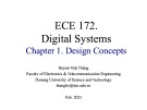 Lecture Digital systems - Chapter 1a: Design concepts