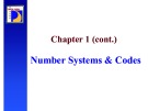 Lecture Digital systems - Chapter 1b: Number systems & Codes