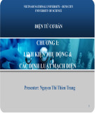 Bài giảng Điện tử cơ bản: Chương 2 - Nguyễn Thị Thiên Trang
