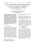 Factors affecting the Capital Adequacy Ratio (CAR): A case study of joint-stock commercial banks in Vietnam