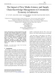 The impact of new media literacy and supply chain knowledge management on community economy in Indonesia