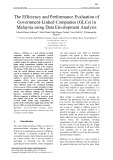 The efficiency and performance evaluation of government-linked companies (GLCs) in Malaysia using data envelopment analysis