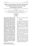 Supply chain strategy and labor partnership as a national priority in the economic development of Russia