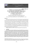Nghiên cứu chẩn đoán dinh dưỡng qua lá cho giống chuối tiêu (Musa acuminata) bằng phương pháp DRIS tại Đồng Nai