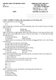 Đề thi giữa học kì 1 môn Công nghệ lớp 9 năm 2022-2023 - Trường THCS Võ Trường Toản, Đồng Nai