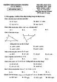 Đề thi giữa học kì 2 môn Toán lớp 7 năm 2023-2024 - Trường THCS Khương Thượng