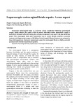 Laparoscopic vesicovaginal fistula repair: A case report