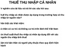 Bài giảng Thuế và hệ thống thuế Việt Nam: Chương 6