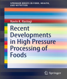 Ebook Recent developments in high pressure processing of foods