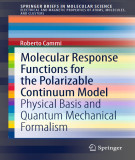 Ebook Molecular response functions for the polarizable continuum model: Physical basis and quantum mechanical formalism