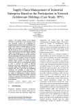 Supply chain management of industrial enterprise based on the participation in network architecture holdings (Case Study: SPV)