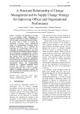 A structural relationship of change management and its supply change strategy for improving officer and organizational performance