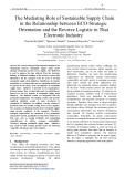The mediating role of sustainable supply chain in the relationship between ECO-strategic orientation and the reverse logistic in Thai electronic industry