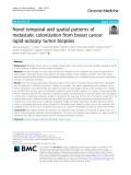 Novel temporal and spatial patterns of metastatic colonization from breast cancer rapid-autopsy tumor biopsies