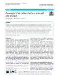 Genomics of circadian rhythms in health and disease