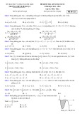 Đề thi giữa học kì 2 môn Toán lớp 12 năm 2023-2024 có đáp án - Trường THPT B Bình Lục