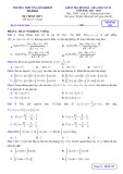 Đề thi giữa học kì 2 môn Toán lớp 12 năm 2023-2024 có đáp án - Trường THPT Ông Ích Khiêm, Đà Nẵng