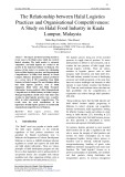 The relationship between Halal logistics practices and organisational competitiveness: A study on halal food industry in Kuala Lumpur, Malaysia