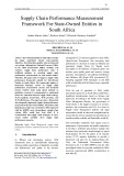 Supply chain performance measurement framework for state-owned entities in South Africa