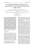 A moderated mediation model of lean, agile, resilient, and green paradigms in the supply chain