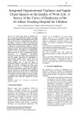 Integrated organizational vigilance and supply chain impacts on the quality of work life: A survey of the views of employees at Ibn Al-heer Teaching Hospital for Children