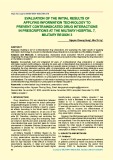 Evaluation of the initial results of applying information technology to prevent contraindicated drug interactions in prescriptions at the Military Hospital 7, Military Region 3