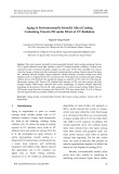 Aging of environmentally friendly alkyd coating containing Tinuvin 292 under effect of UV radiation